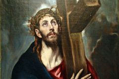 32 Christ Carrying the Cross - El Greco 1580s - Robert Lehman Collection New York Metropolitan Museum Of Art.jpg